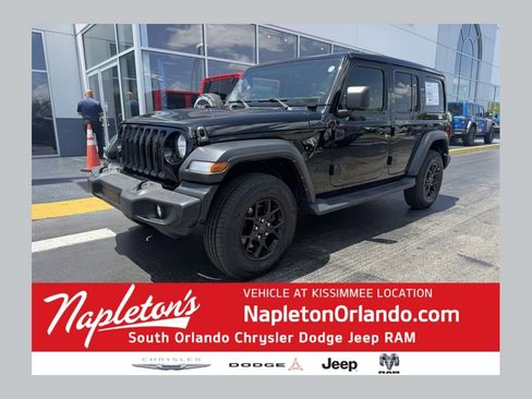 Used 2022 Jeep Wrangler Unlimited Sport w/ Sun And Sound Package AWD/4WD image 1