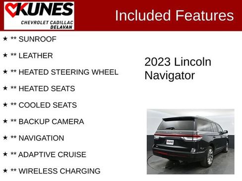 Used 2023 Lincoln Navigator Reserve AWD/4WD image 3