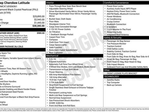 Used 2018 Jeep Cherokee Latitude w/ Cold Weather Group image 6