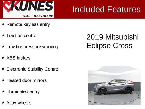 Used 2019 Mitsubishi Eclipse Cross LE AWD/4WD image 2