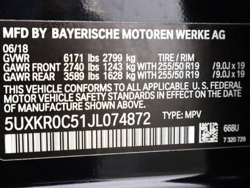 Used 2018 BMW X5 xDrive35i w/ M Sport Package image 47
