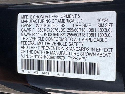 Certified 2025 Honda Pilot EX-L image 26