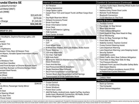 Certified 2026 Hyundai Elantra SE FWD image 23
