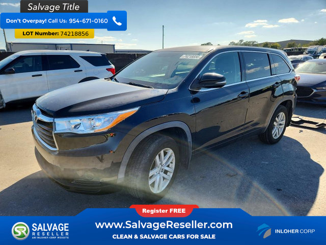 Used 2014 Toyota Highlander LE AWD/4WD image 1