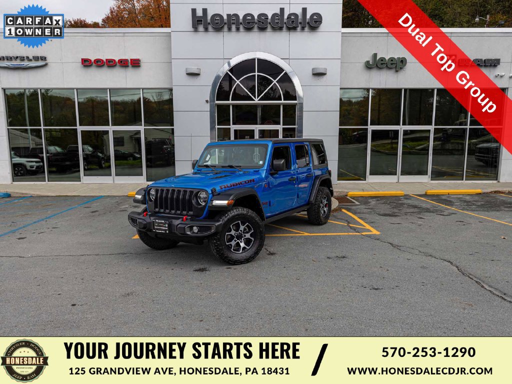 Used 2021 Jeep Wrangler Unlimited Rubicon w/ Dual Top Group AWD/4WD image 1