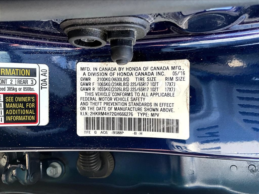 Used 2016 Honda CR-V EX-L image 22