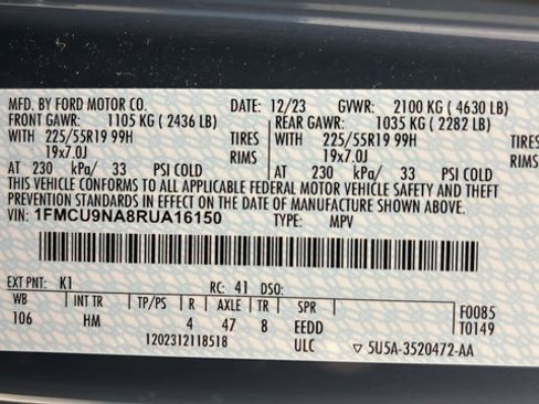 Used 2024 Ford Escape ST-Line Select w/ Tech Pack #2 AWD/4WD image 27