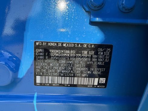 New 2026 Honda HR-V Sport image 24