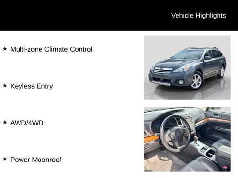 Used 2014 Subaru Outback 3.6R Limited w/ Moonroof Package AWD/4WD image 11