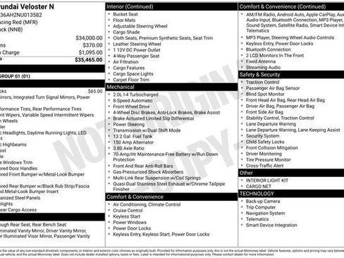 Used 2022 Hyundai Veloster N image 10