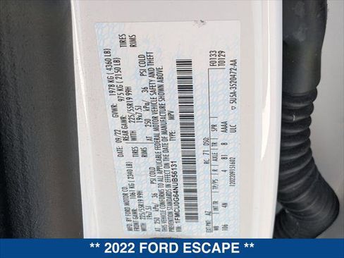 Certified 2022 Ford Escape SE w/ SE Sport Appearance Package image 25
