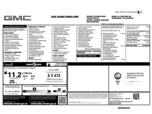 Certified 2025 GMC Acadia Denali w/ Super Cruise Package AWD/4WD image 37