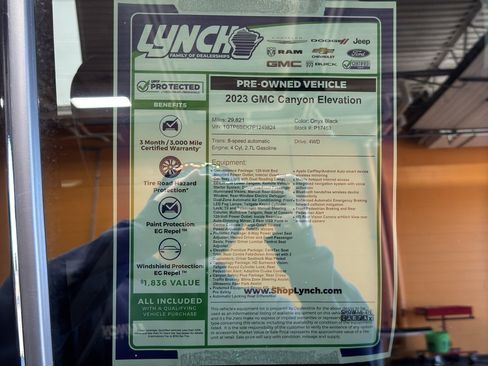 Used 2023 GMC Canyon Elevation w/ Elevation Premium Package image 38