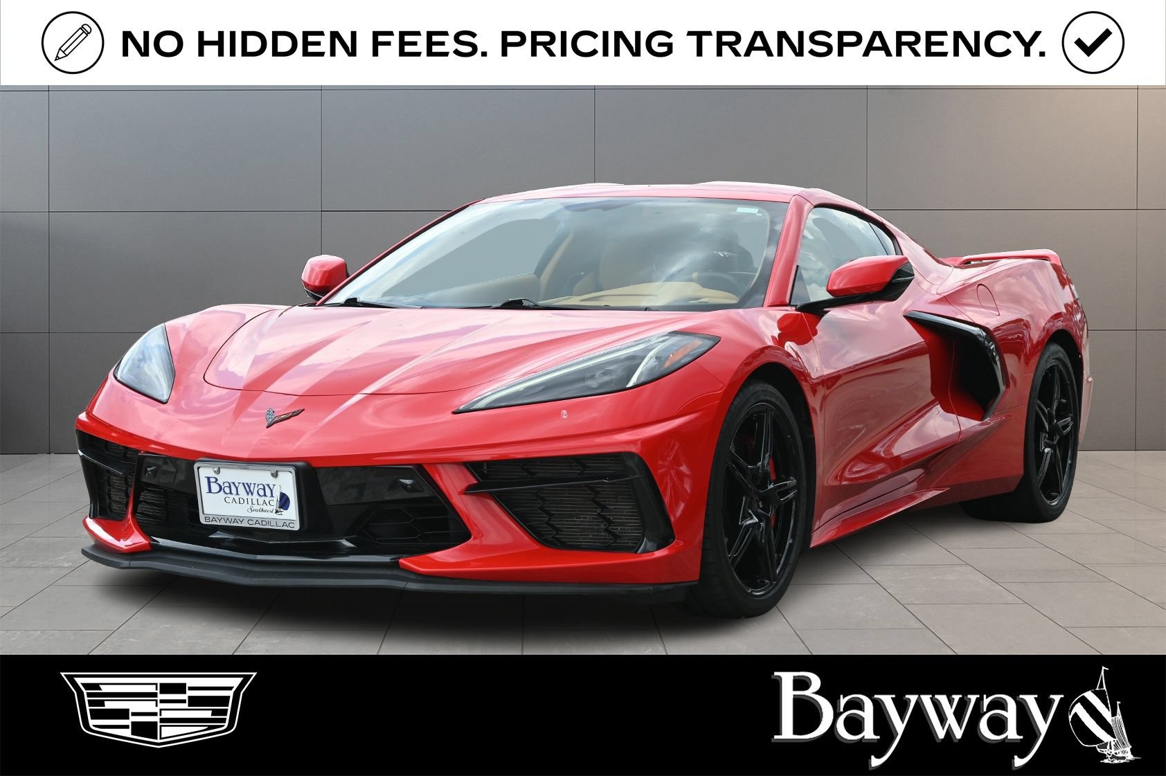 Used 2021 Chevrolet Corvette Stingray Premium Cpe w/ Z51 Performance Package RWD image 1