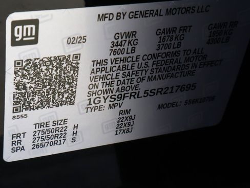 Certified 2025 Cadillac Escalade Sport w/ Touring Package AWD/4WD image 30