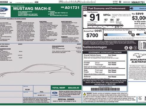 Certified 2022 Ford Mustang Mach-E Premium AWD/4WD image 5