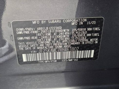 Certified 2024 Subaru Forester Touring w/ Pop Package 2 AWD/4WD image 24
