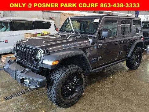 Certified 2025 Jeep Wrangler Unlimited Sport S 4xe AWD/4WD image 1