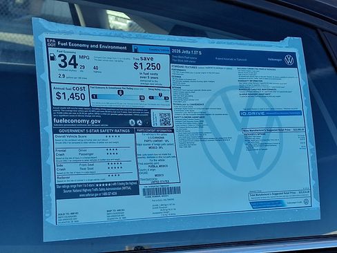 New 2026 Volkswagen Jetta S image 19