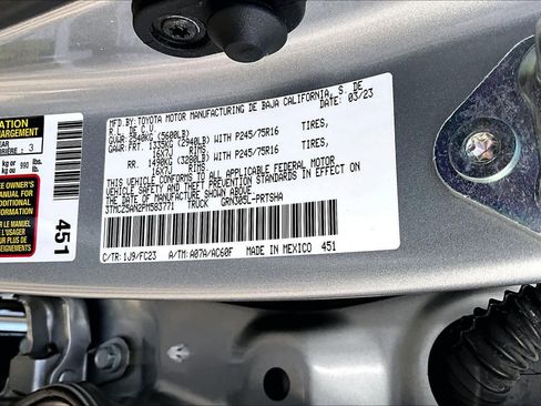 Certified 2023 Toyota Tacoma SR5 image 36