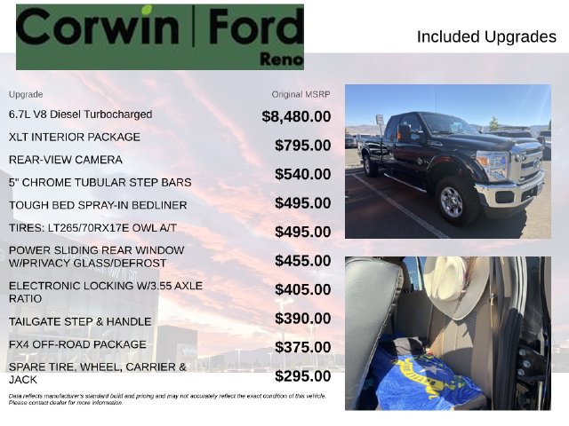 Used 2016 Ford F250 XLT w/ XLT Interior Package AWD/4WD image 8