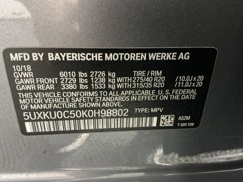 Used 2019 BMW X6 sDrive35i w/ M Sport Package image 32