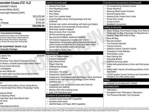 Used 2011 Chevrolet Cruze LTZ FWD image 3