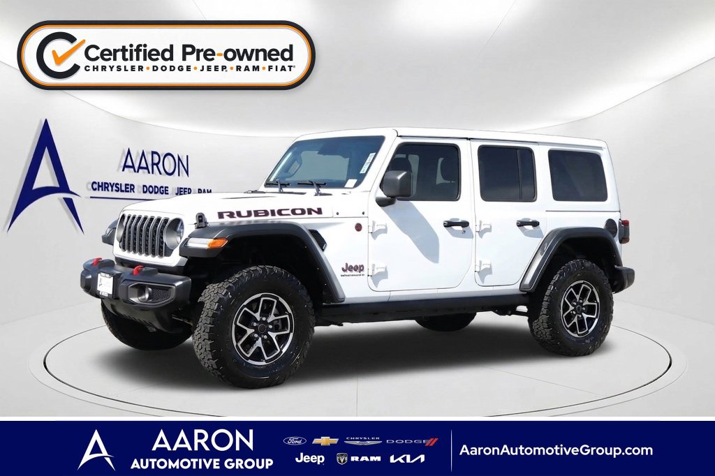 Certified 2025 Jeep Wrangler Unlimited Rubicon AWD/4WD image 1