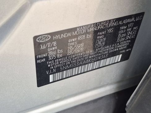 Used 2019 Hyundai Santa Fe FWD image 35