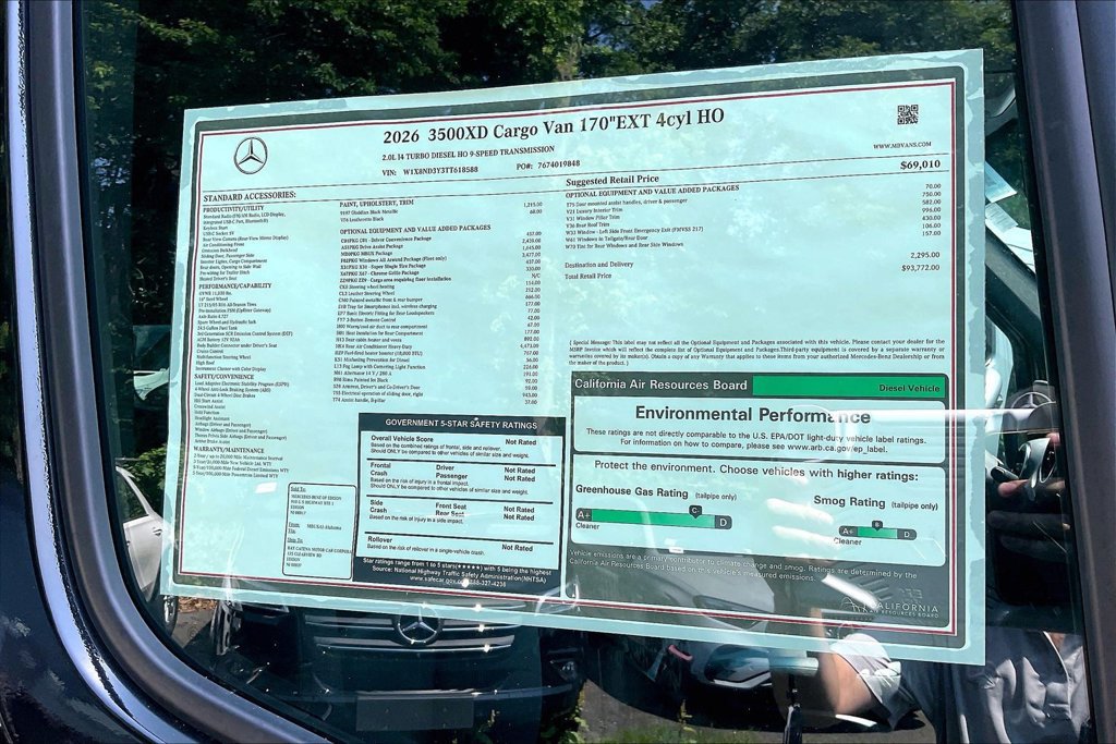 New 2026 Mercedes-Benz Sprinter 3500 image 12