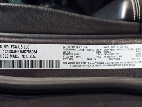 Used 2021 Dodge Durango SRT Hellcat w/ Black Package image 56