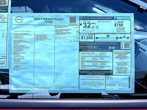 New 2026 Nissan Rogue S FWD image 12