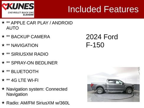 Used 2024 Ford F150 XLT AWD/4WD image 2