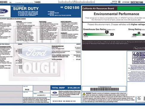 Used 2025 Ford F250 Platinum w/ Tremor Off-Road Package AWD/4WD image 2