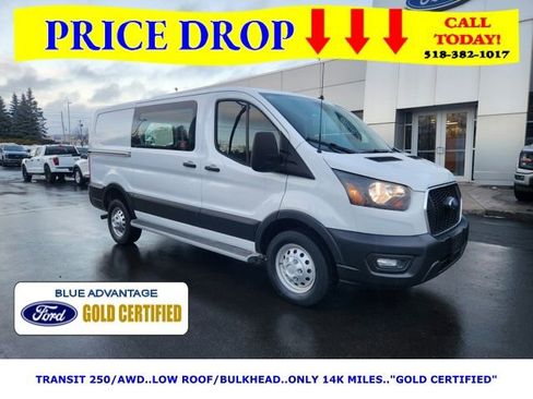 Certified 2023 Ford Transit 250 Low Roof AWD w/ Exterior Upgrade Package image 1
