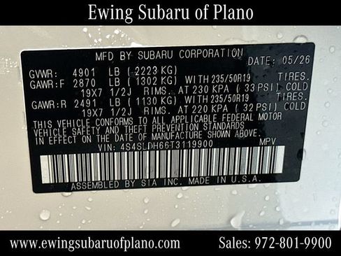 Used 2026 Subaru Forester Sport w/ Sport Package AWD/4WD image 34