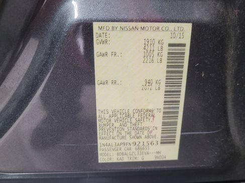 Used 2015 Nissan Altima 2.5 S w/ Special Edition Package image 33