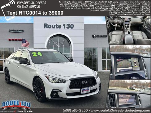 Used 2024 INFINITI Q50 Red Sport 400 image 1