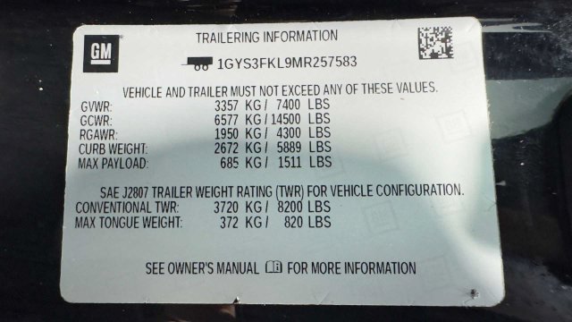 Used 2021 Cadillac Escalade Sport w/ Driver Assist Tech Package RWD image 41