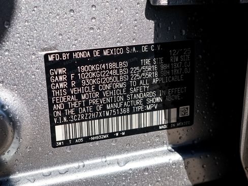 Certified 2026 Honda HR-V EX-L image 34