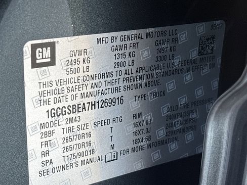 Used 2017 Chevrolet Colorado W/T w/ WT Convenience Package image 32