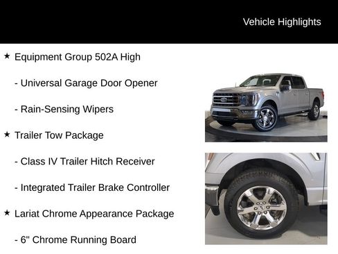 Used 2021 Ford F150 Lariat w/ Equipment Group 502A High AWD/4WD image 19