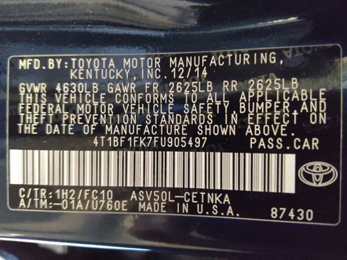 Used 2015 Toyota Camry LE FWD image 33
