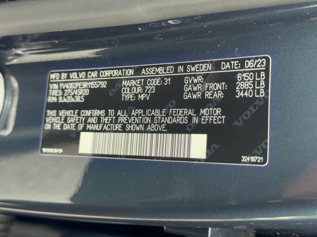 Used 2024 Volvo XC90 B6 Plus w/ Protection Package Premier AWD/4WD image 31