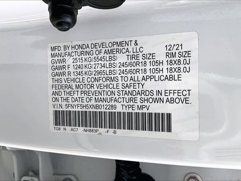 Certified 2022 Honda Pilot EX-L image 34
