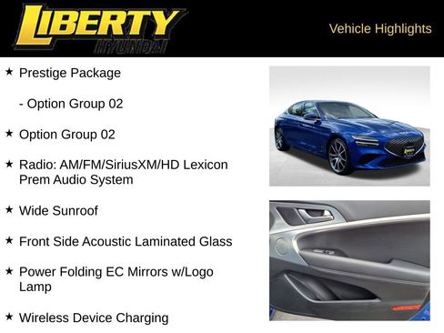 Used 2022 Genesis G70 2.0T w/ Prestige Package image 9