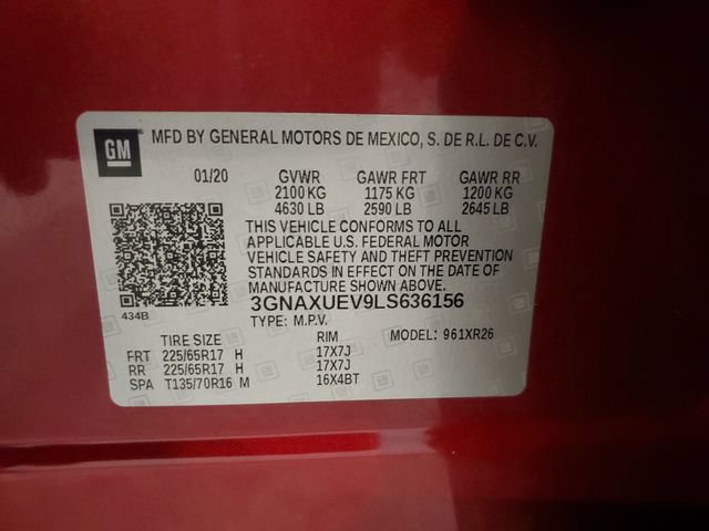 Used 2020 Chevrolet Equinox LT AWD/4WD image 31