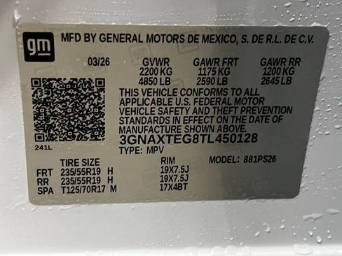 New 2026 Chevrolet Equinox RS w/ Convenience Package III AWD/4WD image 35