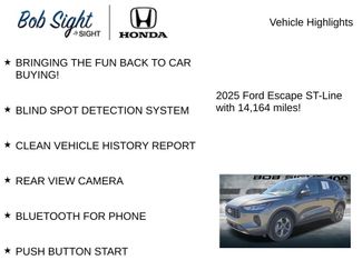 Used 2025 Ford Escape ST-Line video 2