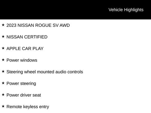 Certified 2023 Nissan Rogue SV AWD/4WD image 6